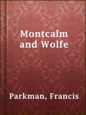 cover image of Montcalm and Wolfe